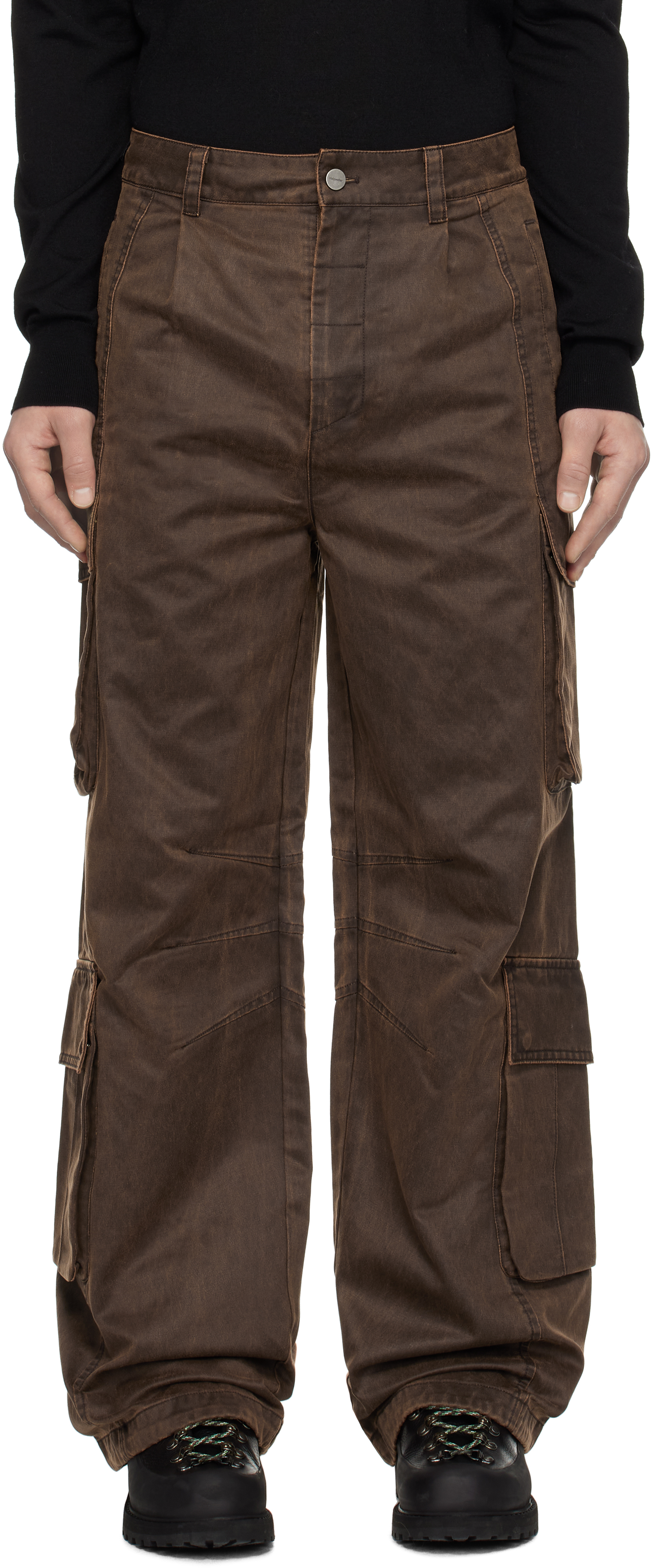 Brown Noid Cargo Pants