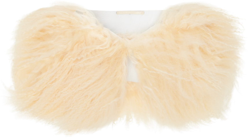 Off-White Shearling Collar