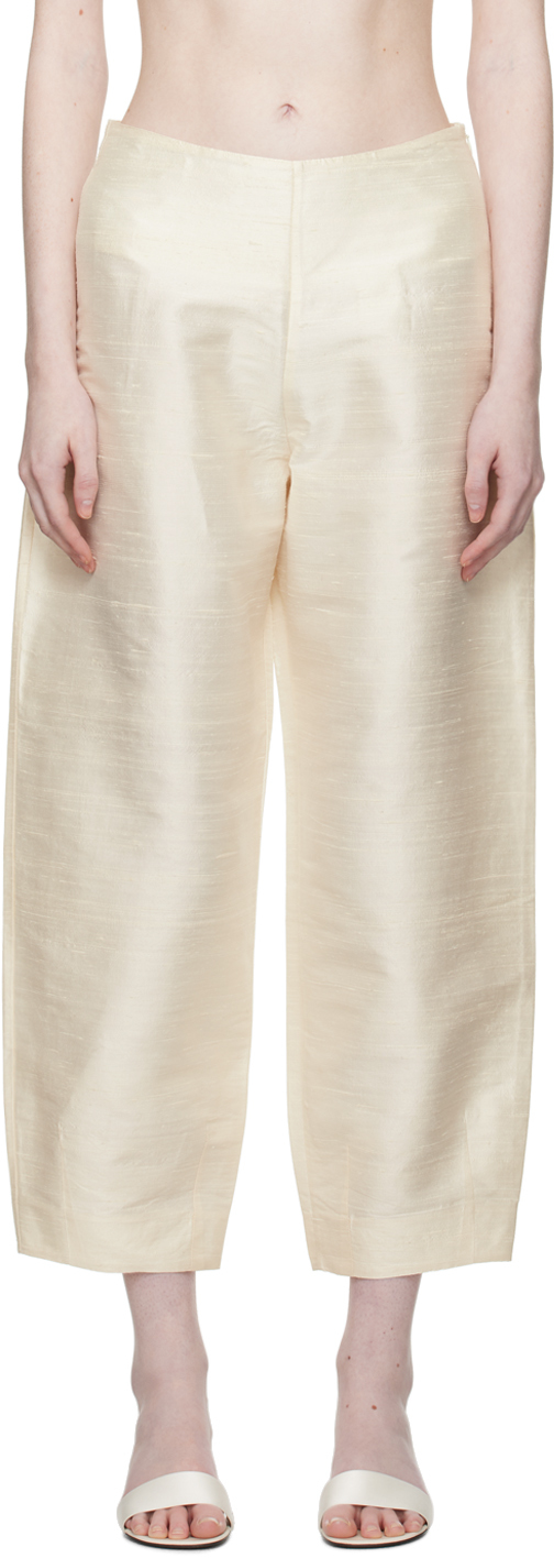 Shop Cawley Ssense Exclusive Off-white Alter Trousers In Ivory