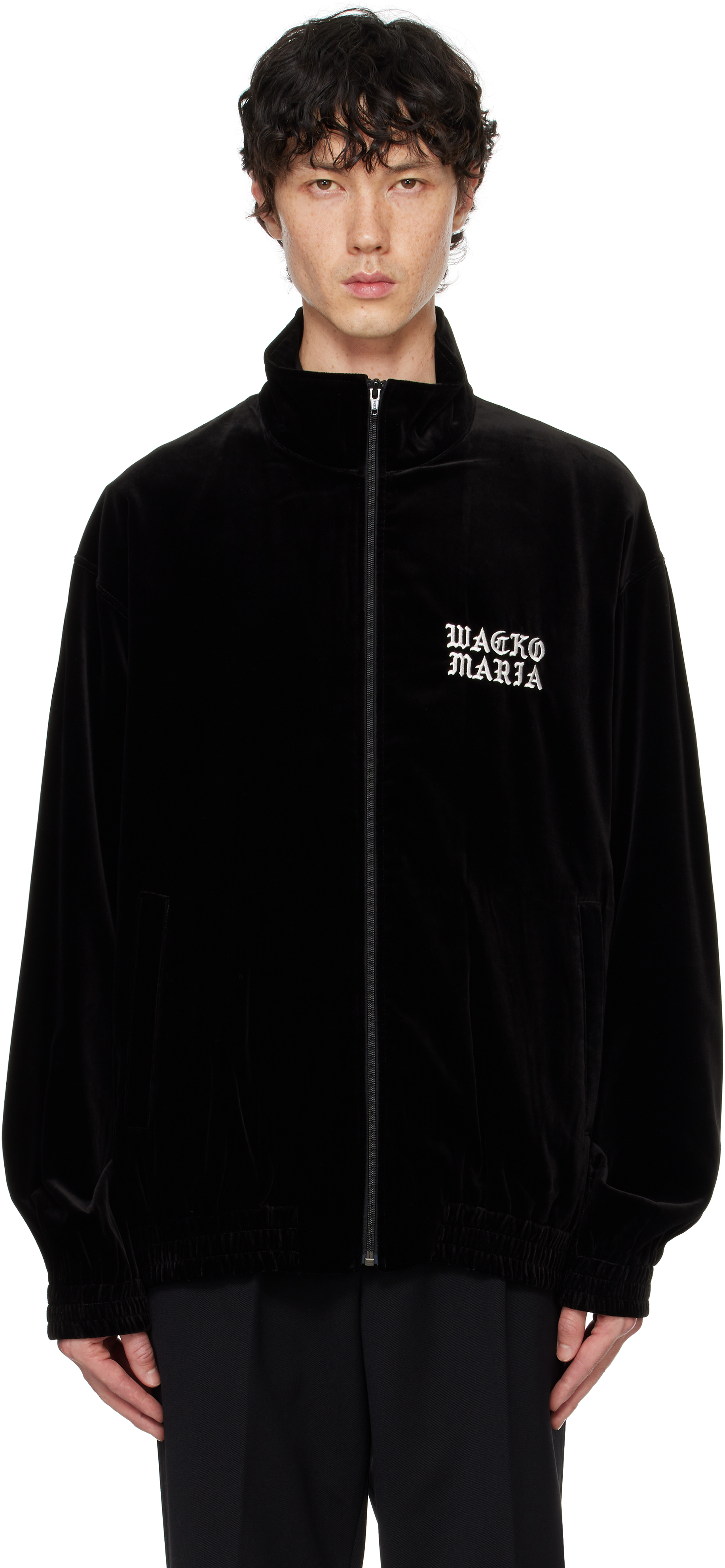 Black Velvet Track Jacket