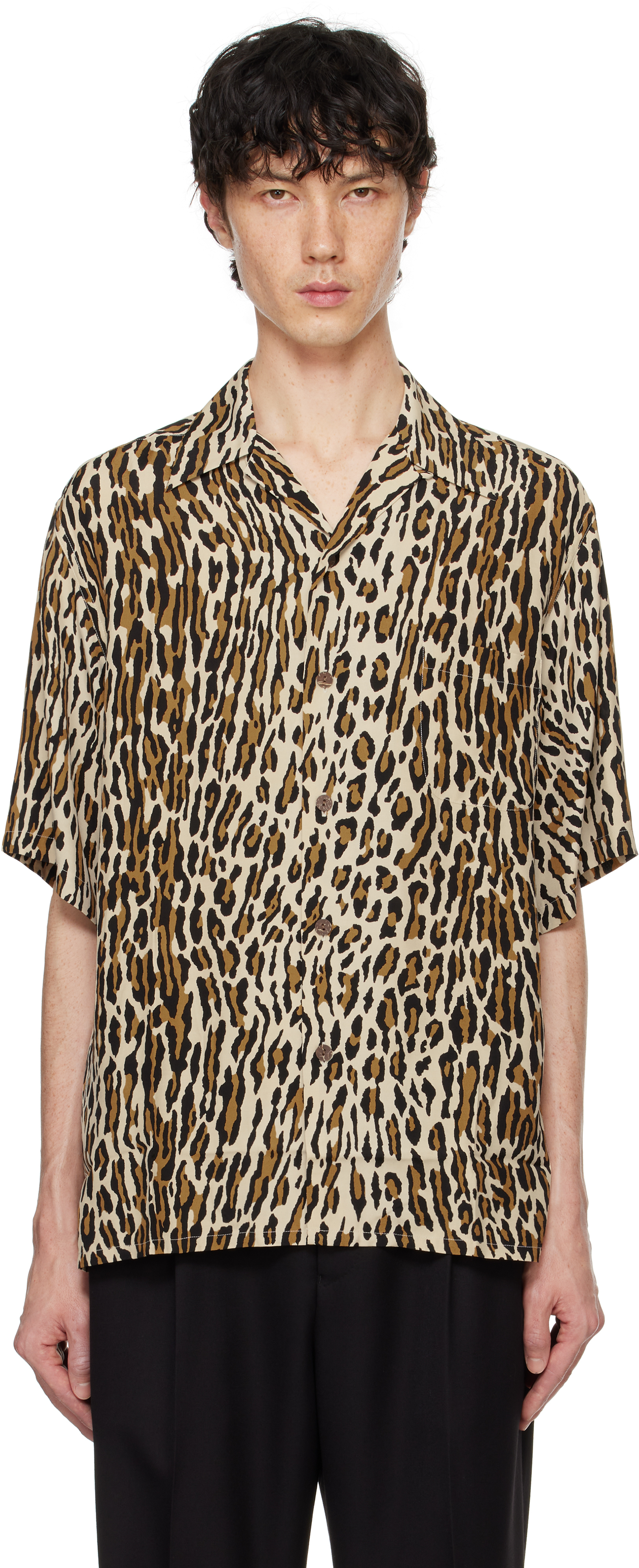 Beige Leopard Shirt