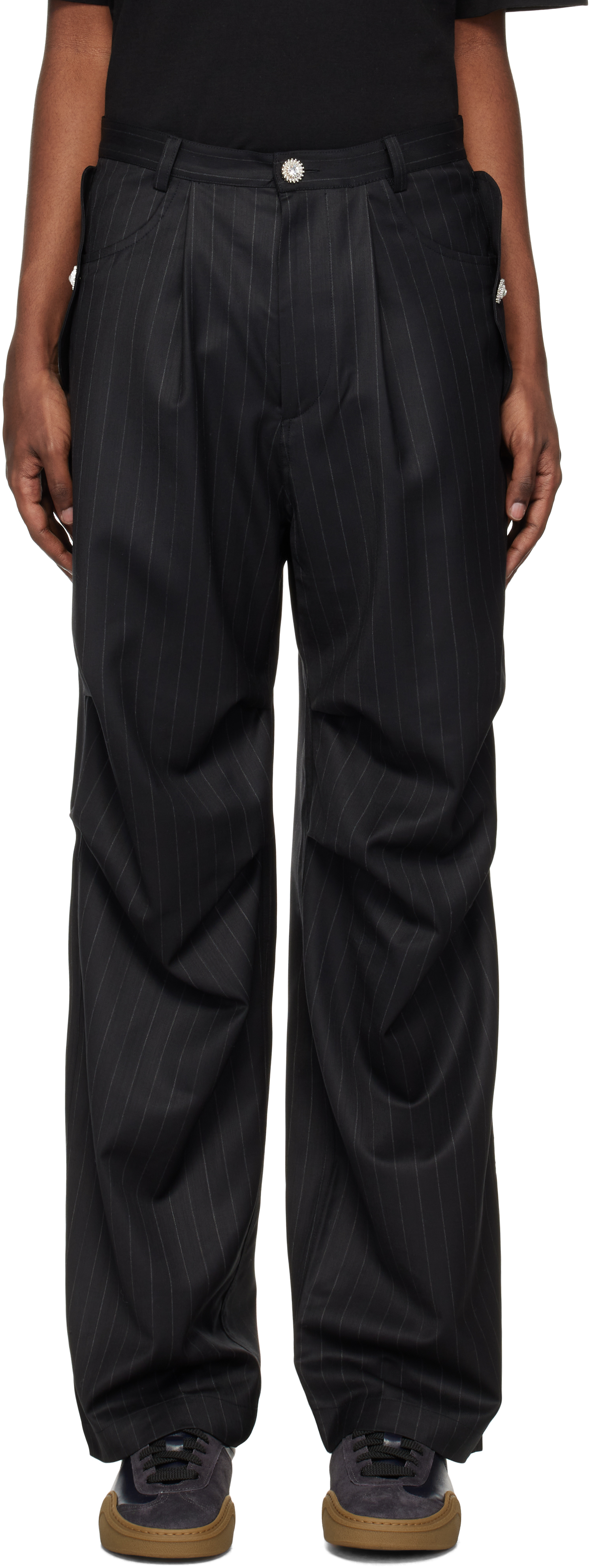 パンツ BLUEMARBLE 25ss BLACK TRIPLE CARGO PANT パンツ BLUEMARBLE