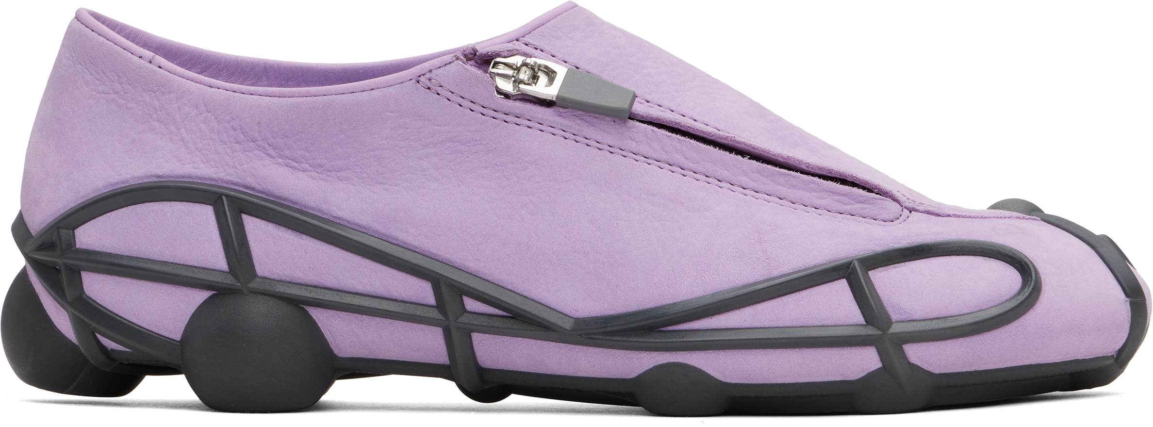 Shop Ecco.kollektive Purple Kiko Kostadinov Edition Tereshkova Zipup Sneakers In 91434 Lavendula