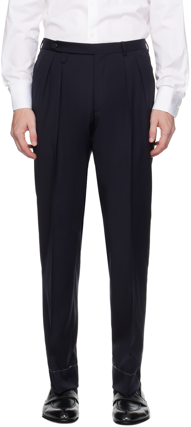 Navy Elba Trousers