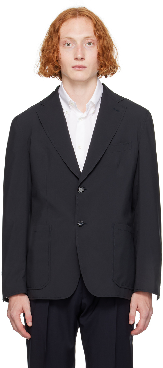 Brioni ネイビー テーラードジャケット Brioniのネイビー Performa テーラードジャケットがセール中