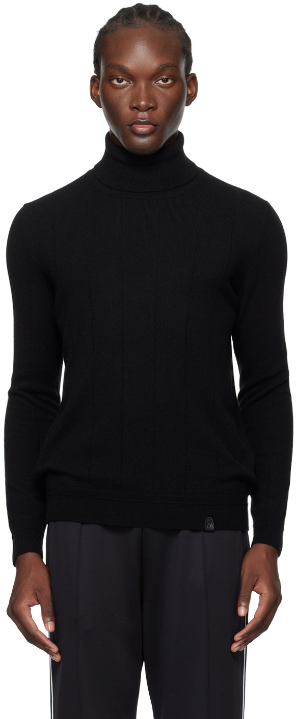 Black Cashmere Turtleneck