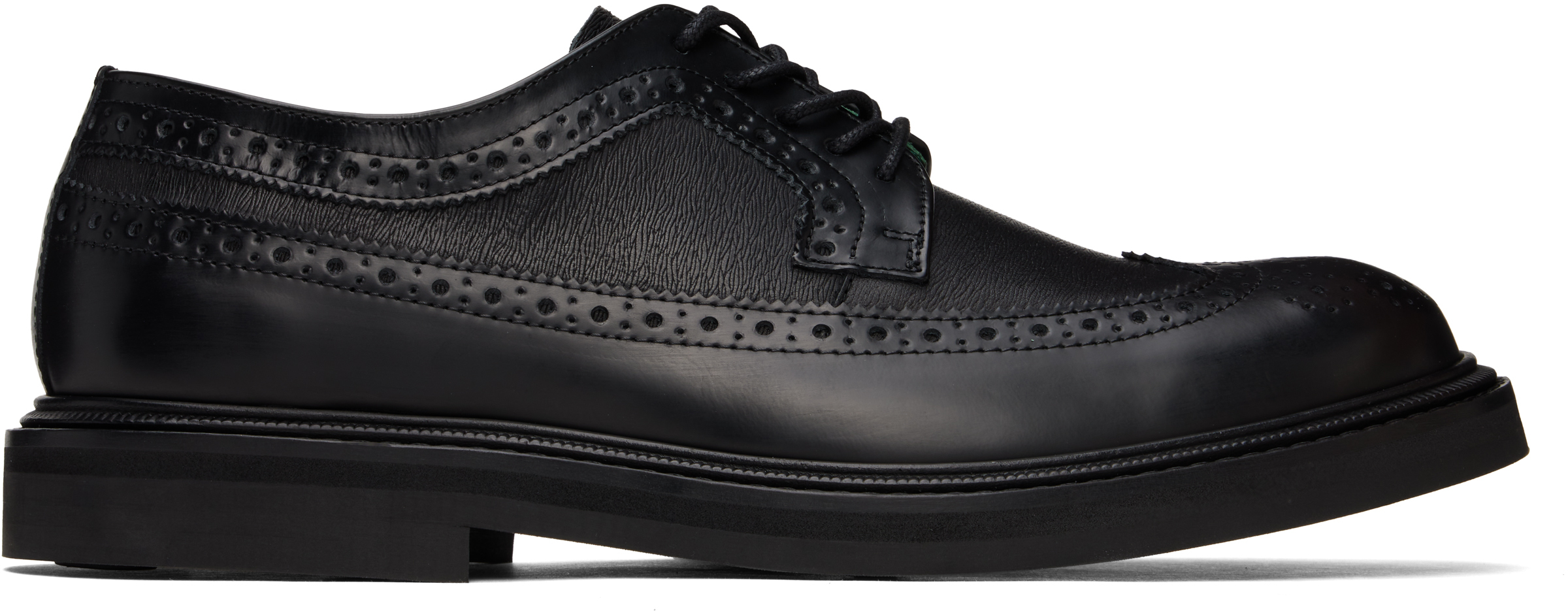 VINNY’s VINNY
s Black Vinnee Two-Tone Brogue Derbys