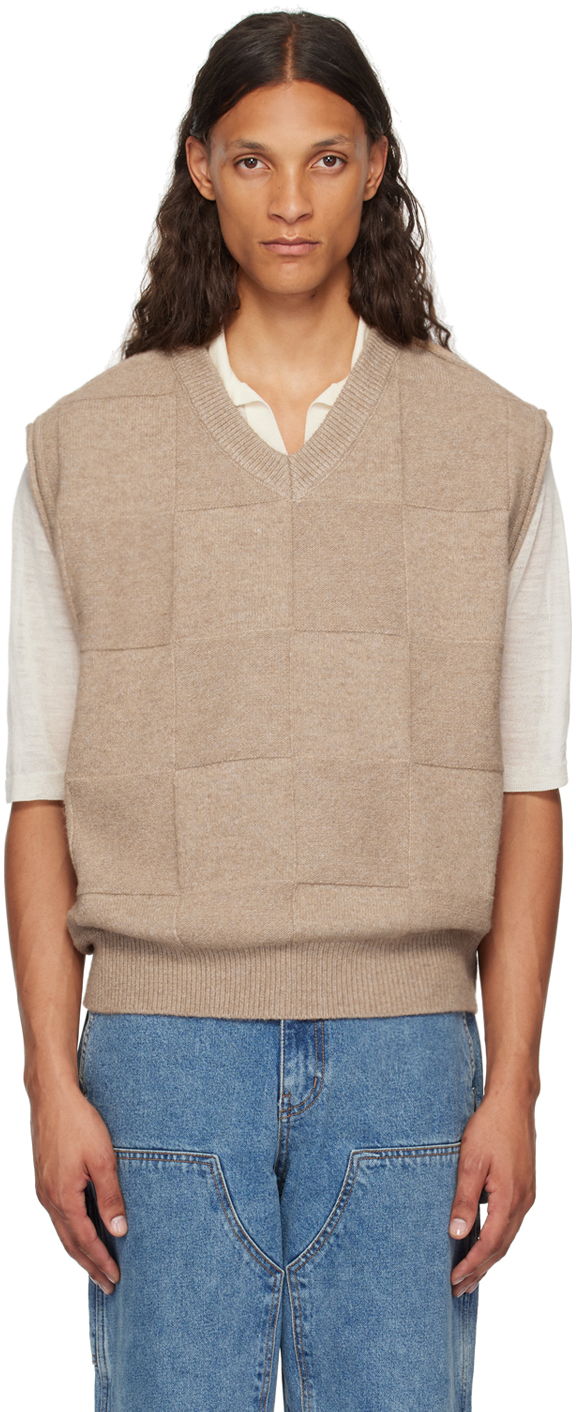 Tan Divide Vest