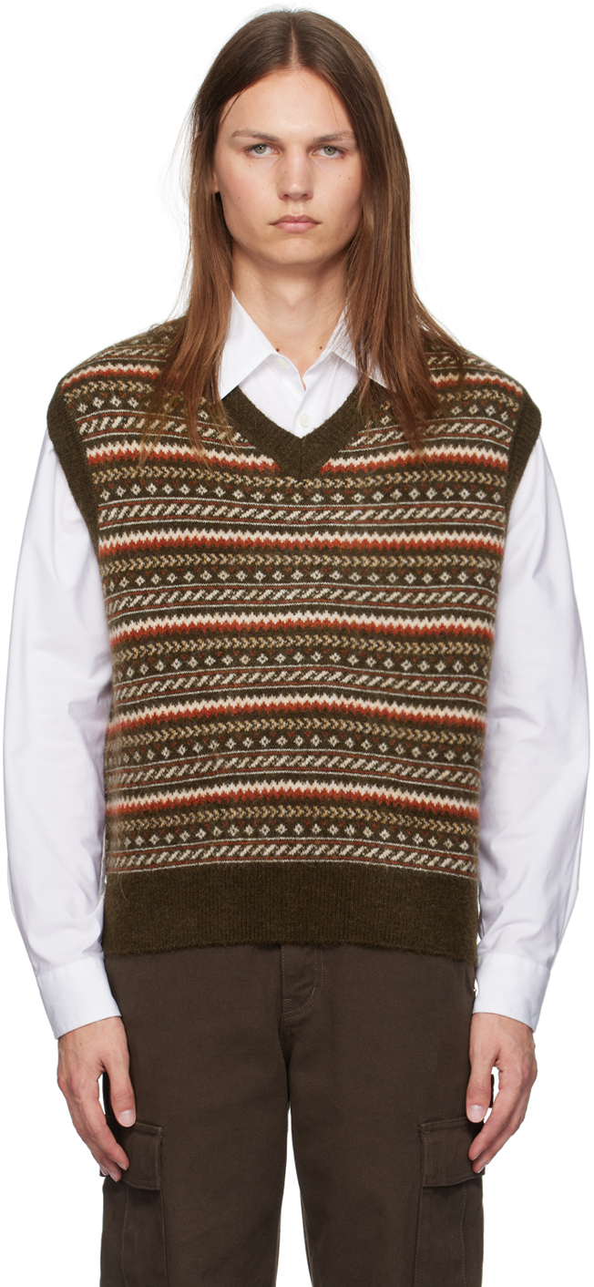 Vista Quilted Vest- Dk Khaki main image 1