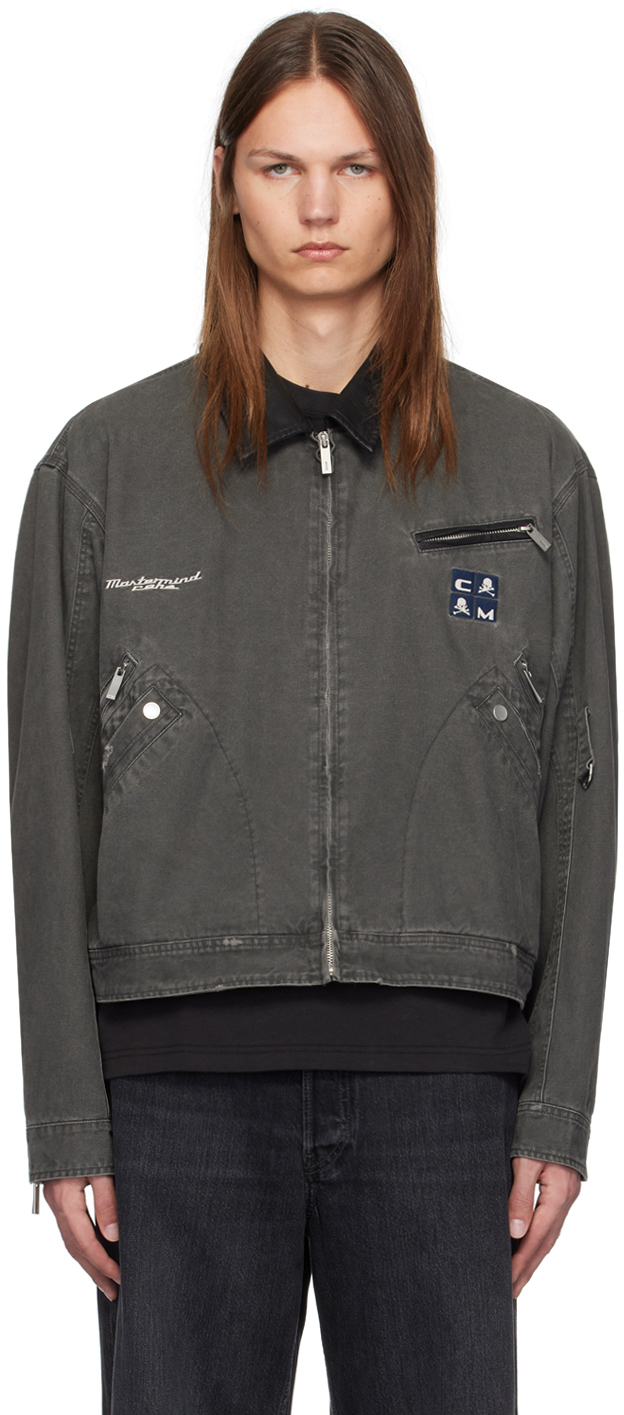 Shop Mastermind Japan Gray C2h4® Edition Mechanist Jacket In Volcanic Gray