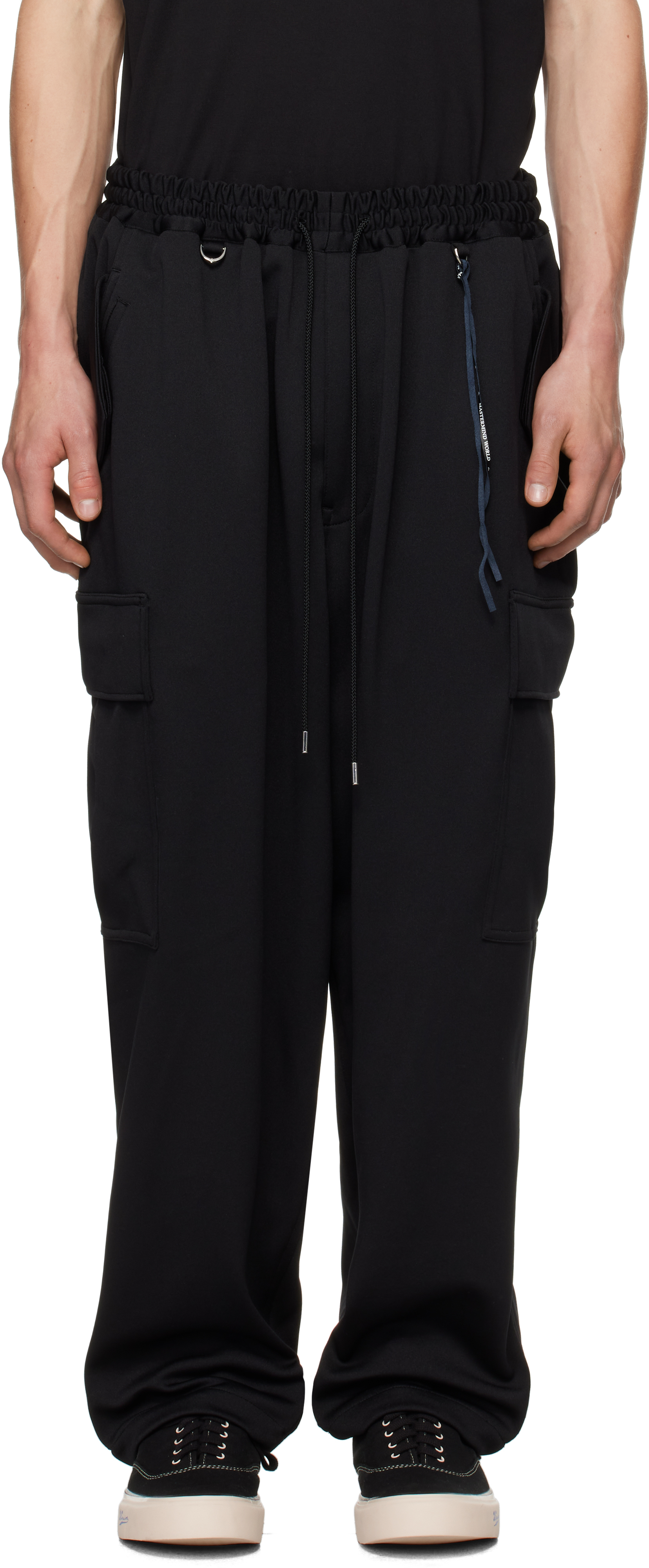 Mastermind Japan Black Easy Cargo Pants In Black