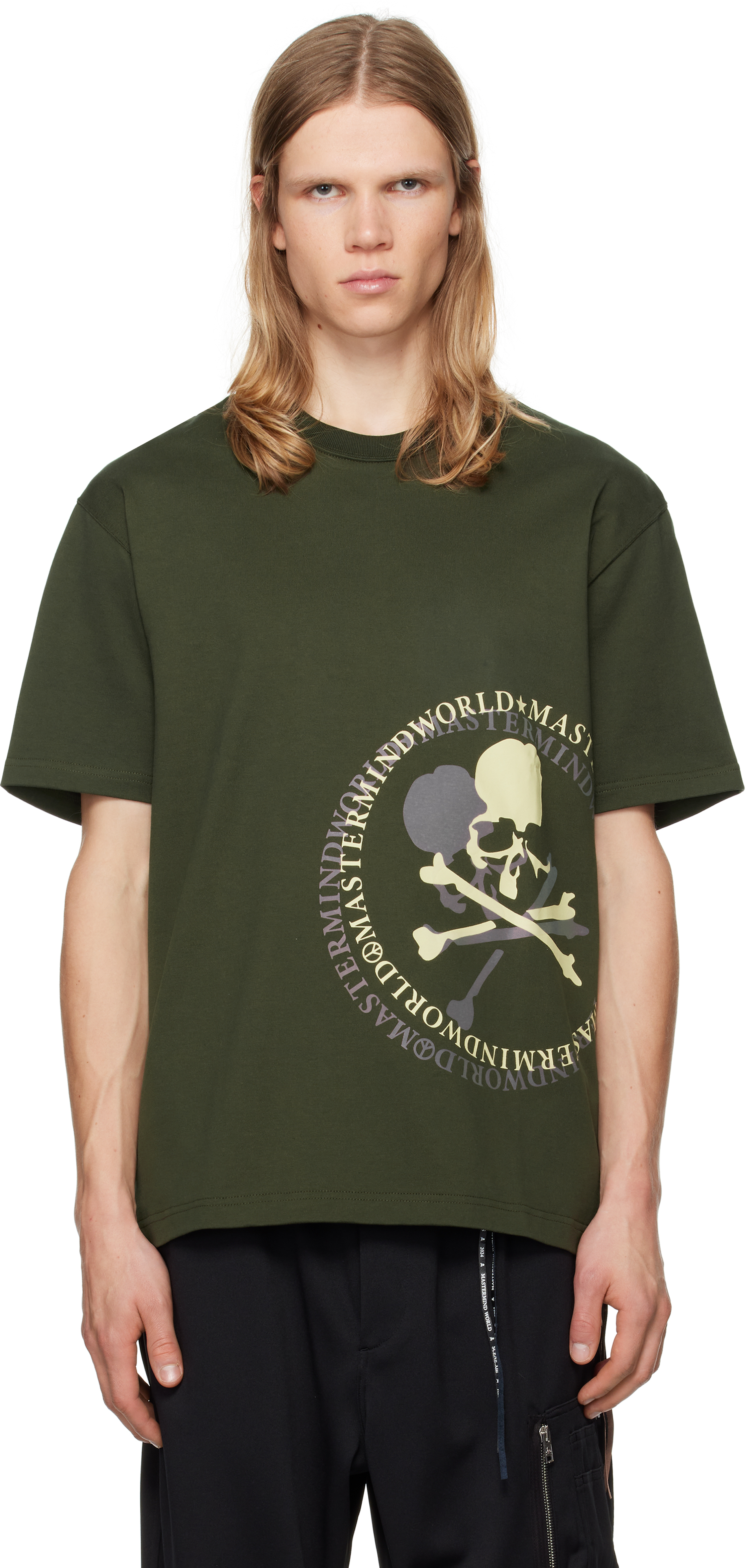 【関税込み】Etudes カーキ Wonder Europa Tシャツ MASTERMIND WORLDのカーキ Aurola Tシャツがセール中