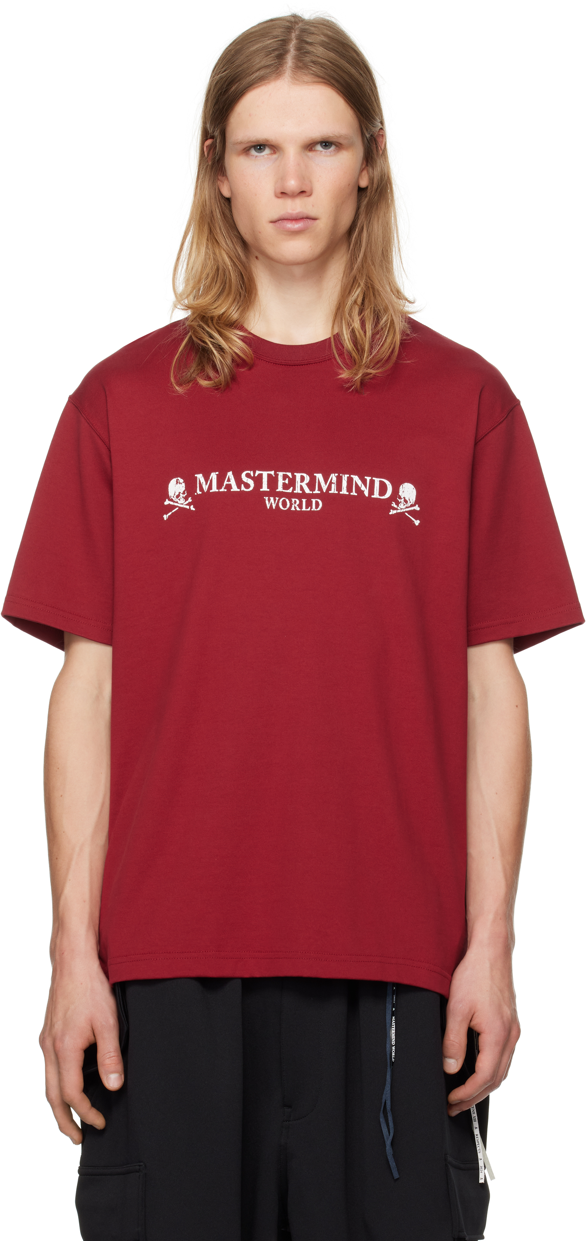 MASTERMIND JAPAN RED LOGO T-SHIRT 