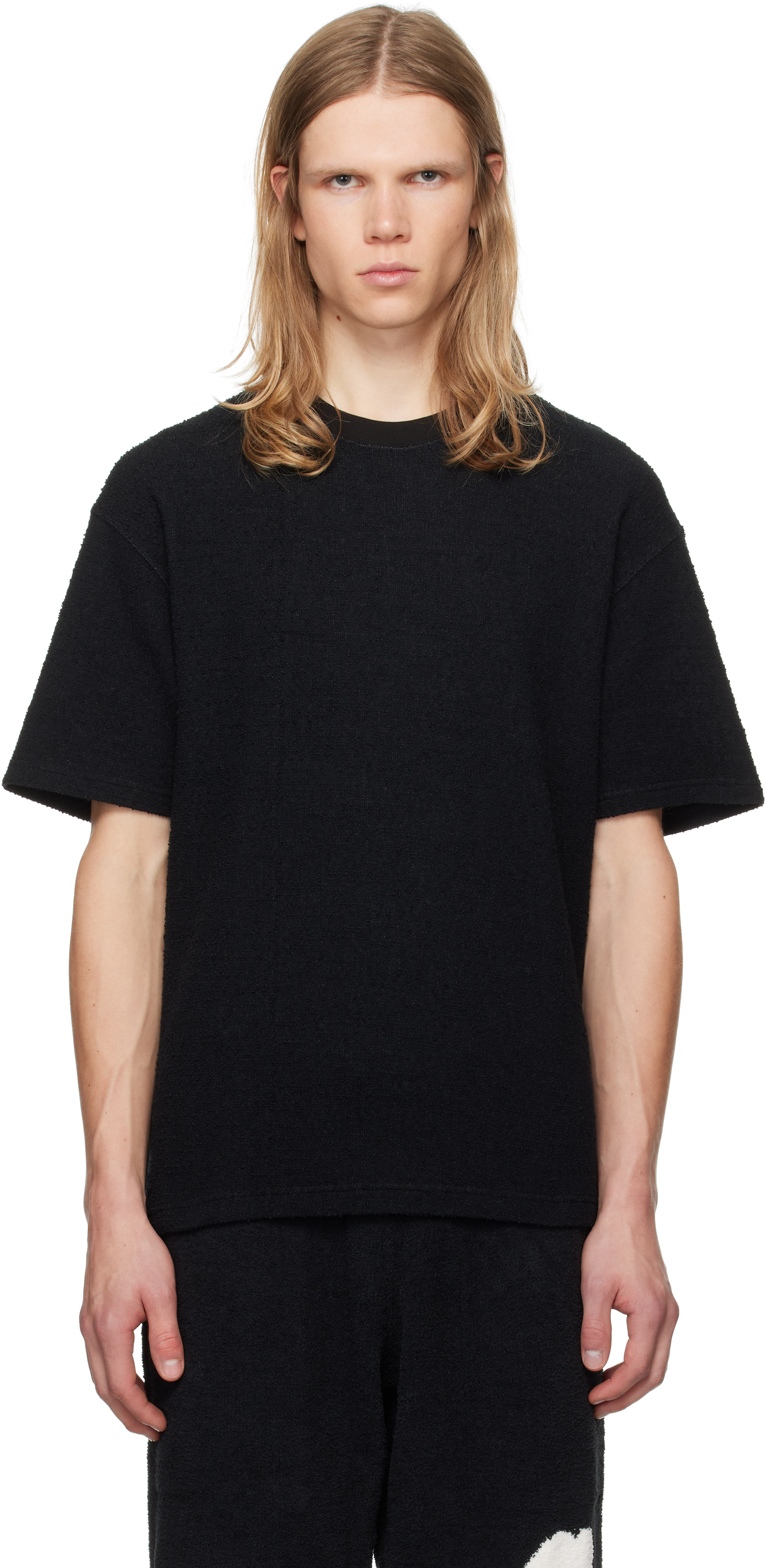 Black Tweed T-shirt