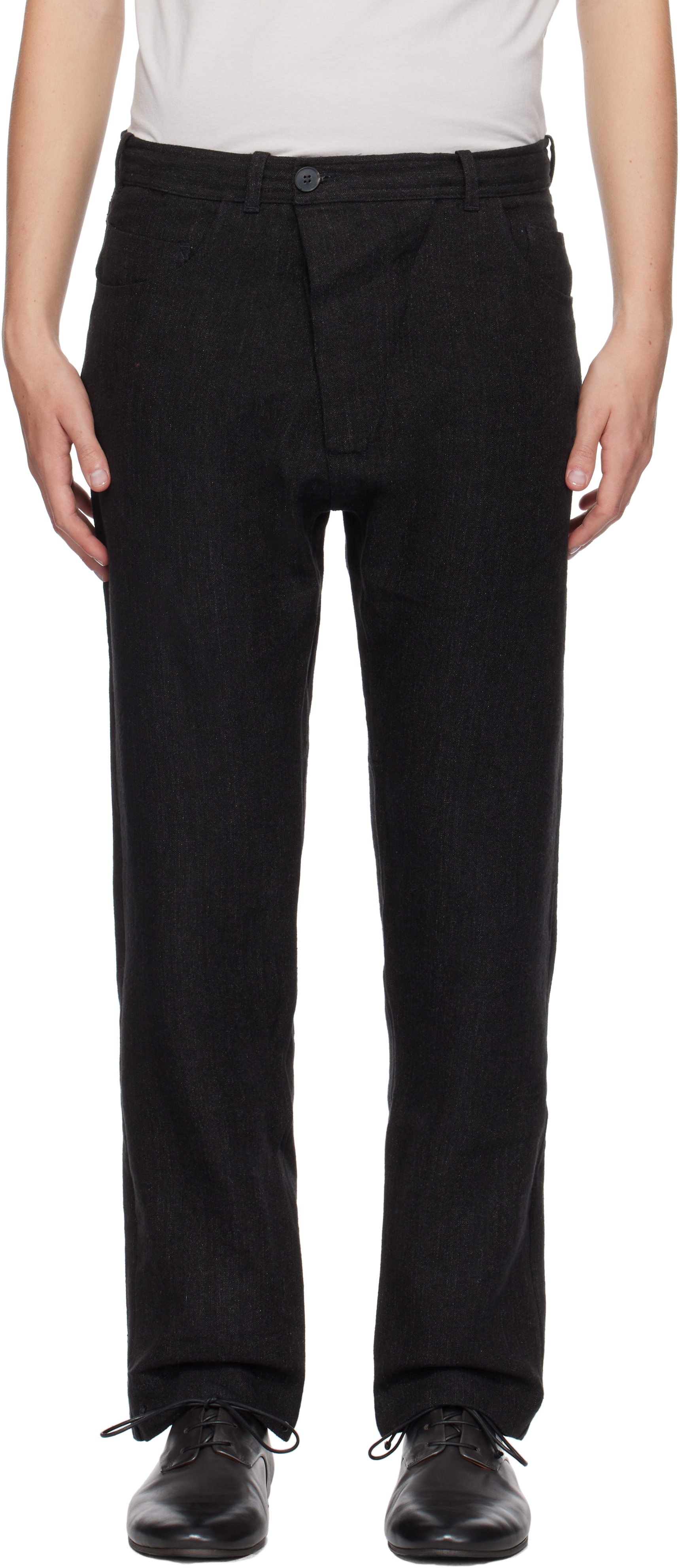 JAN-JAN VAN ESSCHE BLACK #70 TROUSERS 