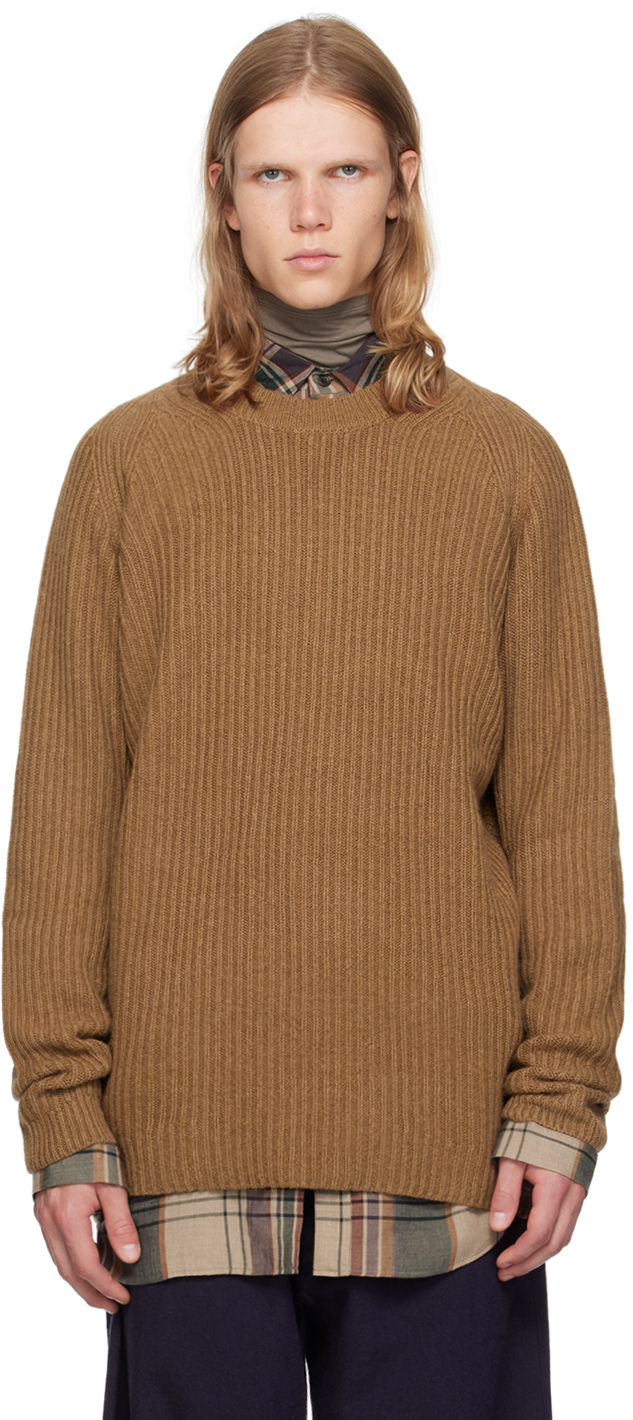 Shop Jan-jan Van Essche Brown #42 Sweater In Natural