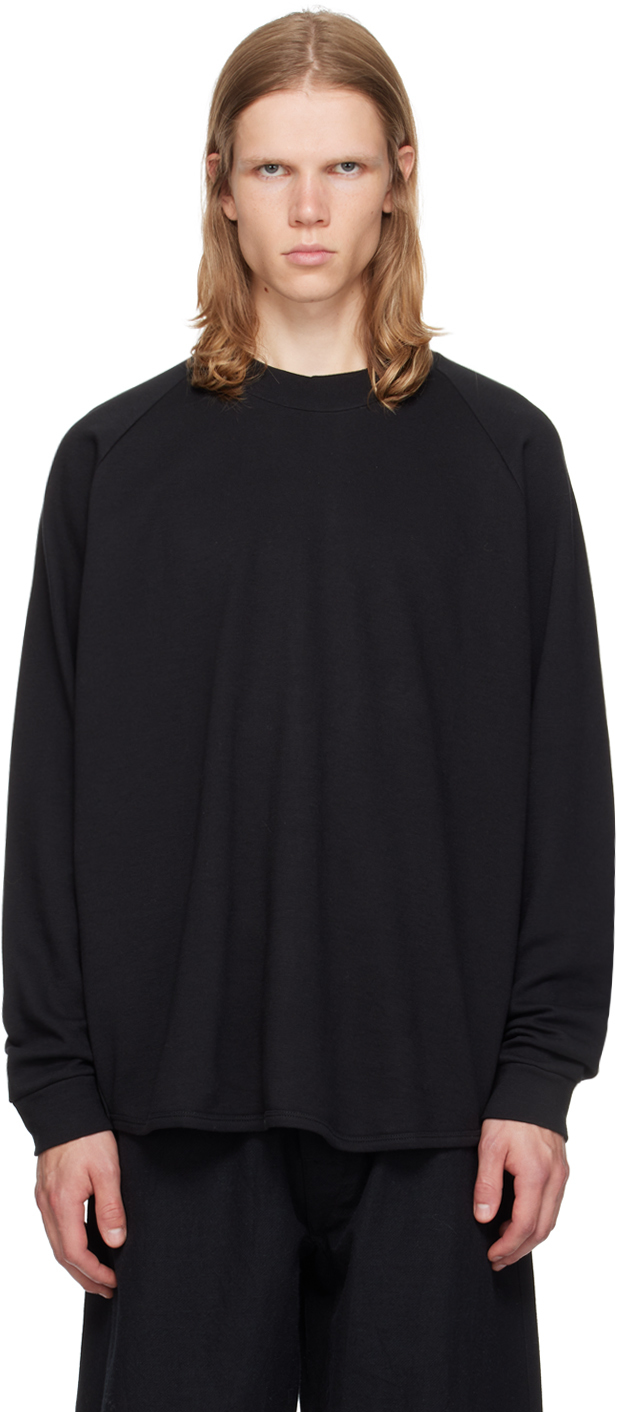 Shop Jan-jan Van Essche Black #84 Long Sleeve T-shirt