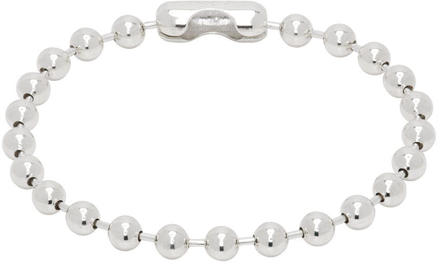 Silver Ball Chain S Bracelet