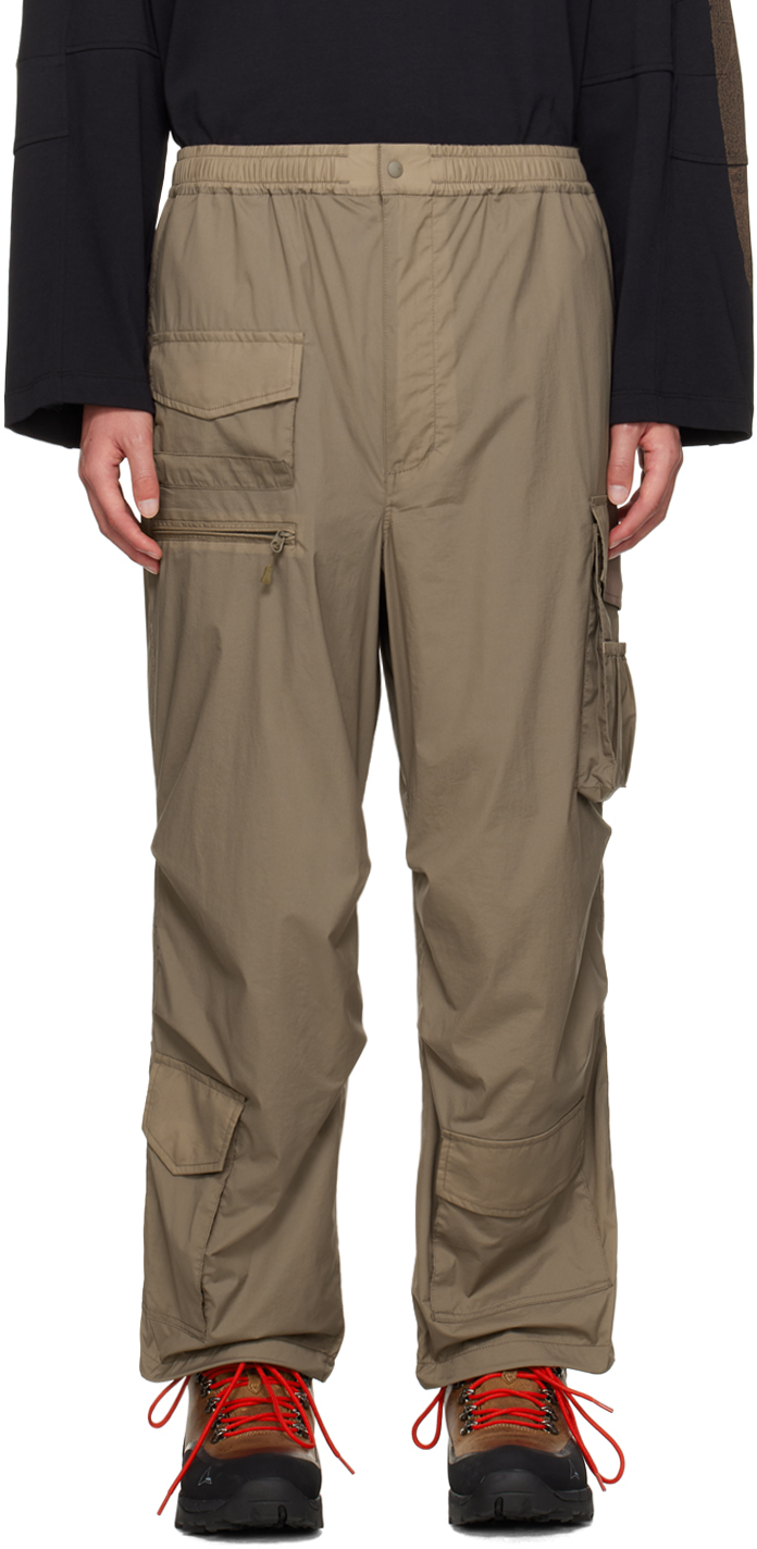 Daiwa Pier39 Brown Photographer Cargo Trousers In 21 Grage