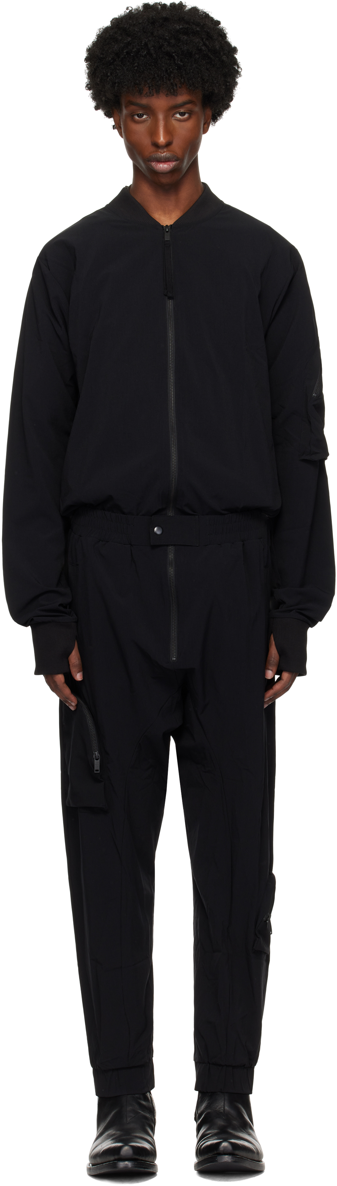 thom/krom Black M O 25 Jumpsuit