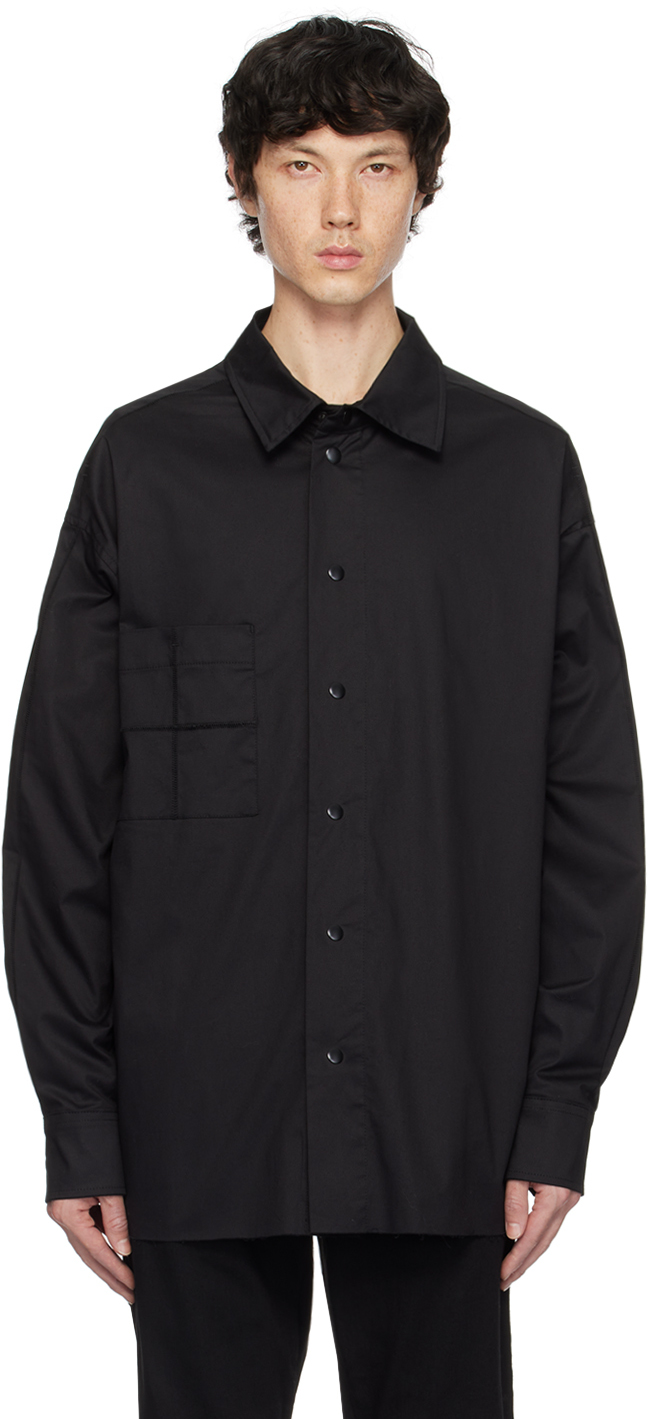 thom/krom Black M H 155 Shirt