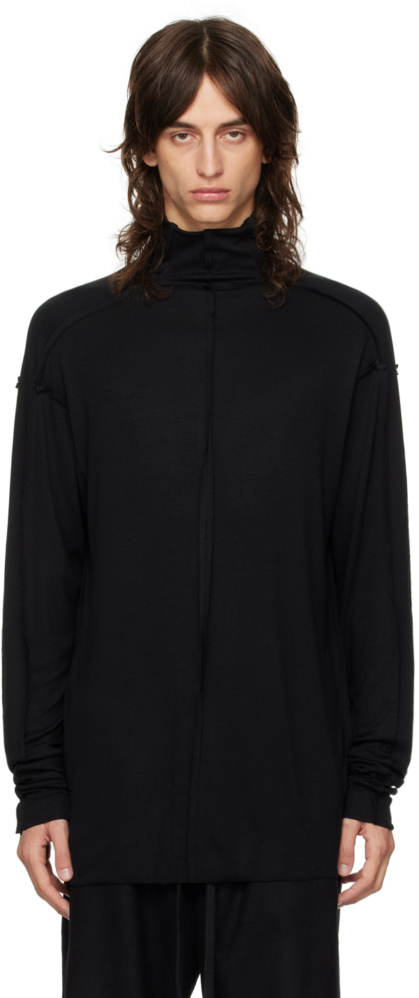 Shop Thom Krom Black M Ts 826 Turtleneck