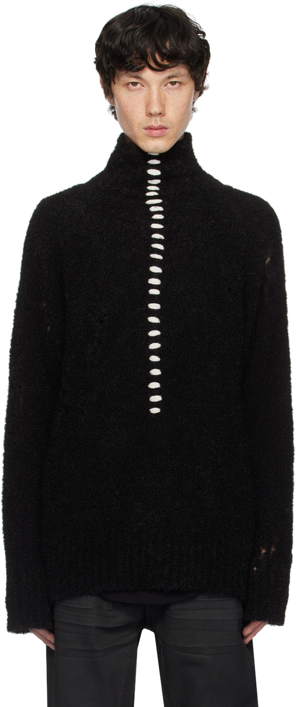 Shop Thom Krom Black M K 120 Turtleneck