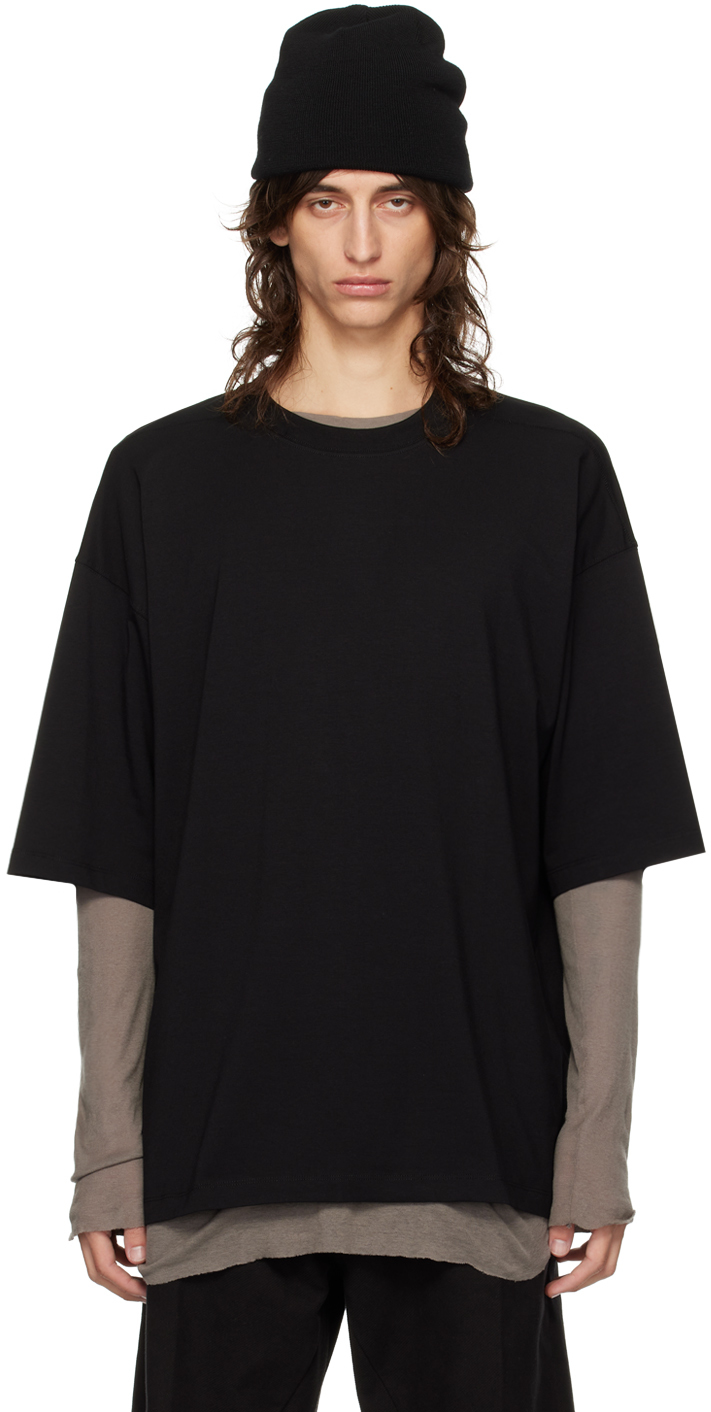 Shop Thom Krom Black M Ts 813 T-shirt