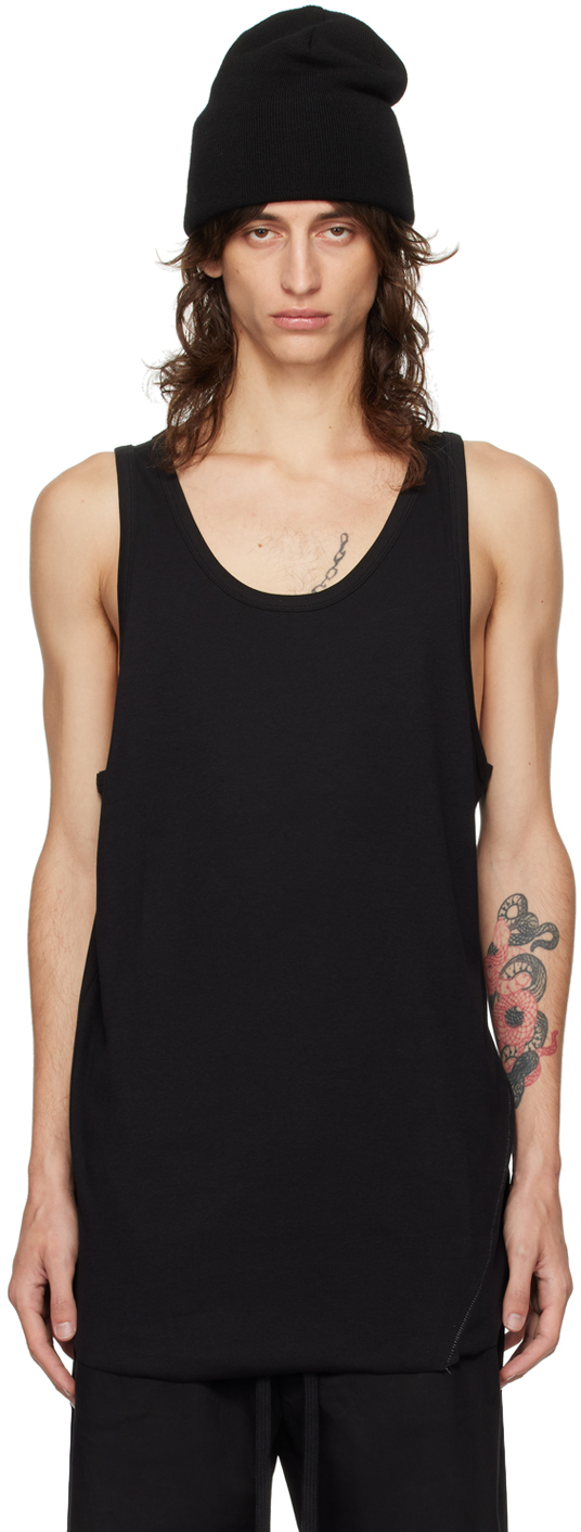 Shop Thom Krom Black M Ts 793 Tank Top