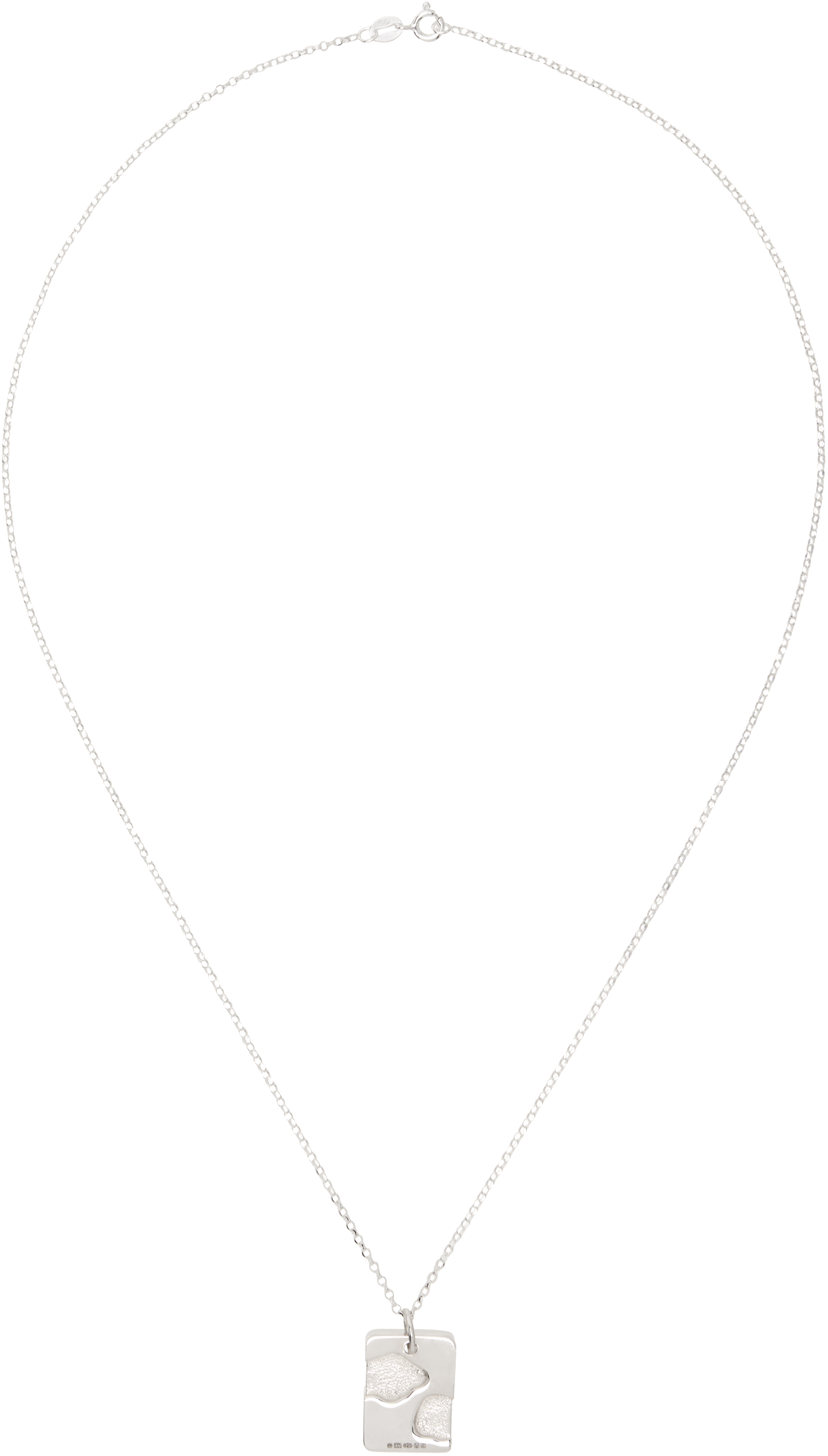 【関税込み】Rick Owens シルバー Dogtag ネックレス RICK OWENS - NECKLACE - Rick Owens