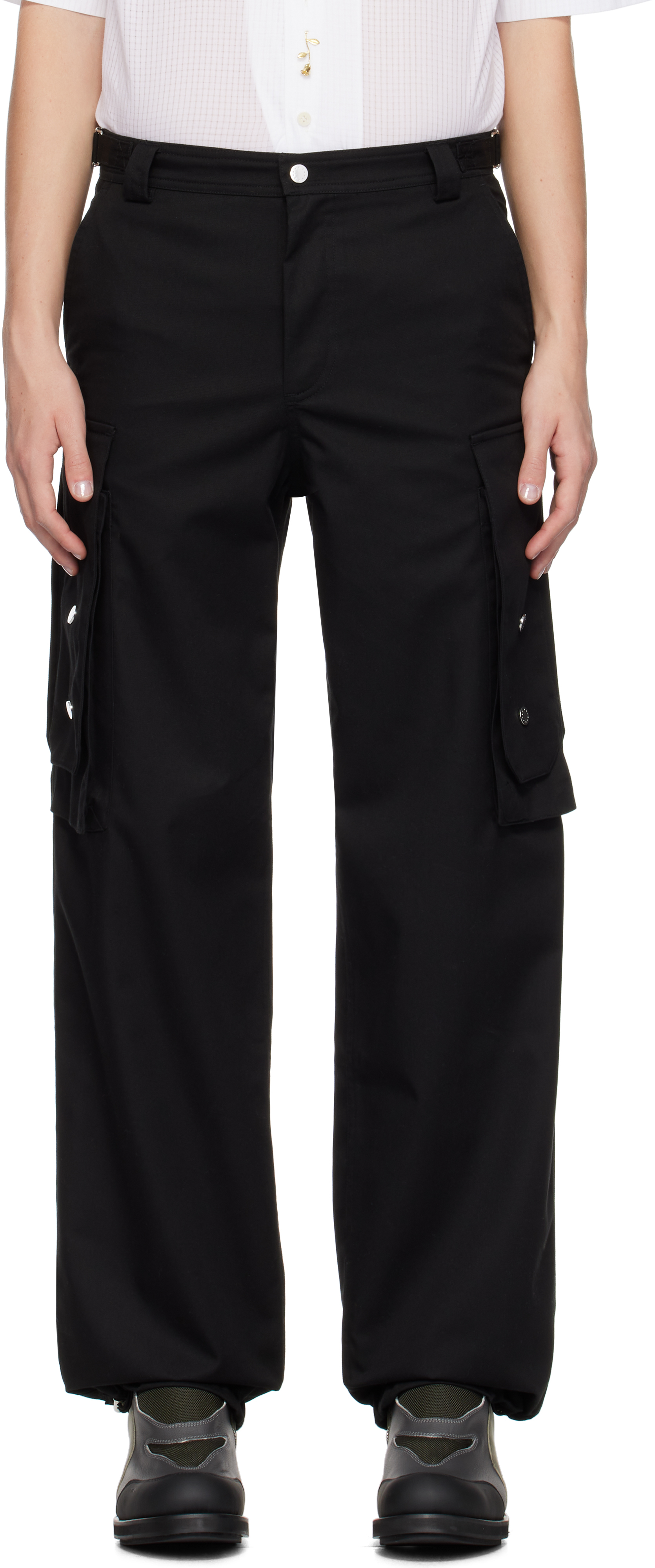 Shop Gmbh Black Baltasar Cargo Pants