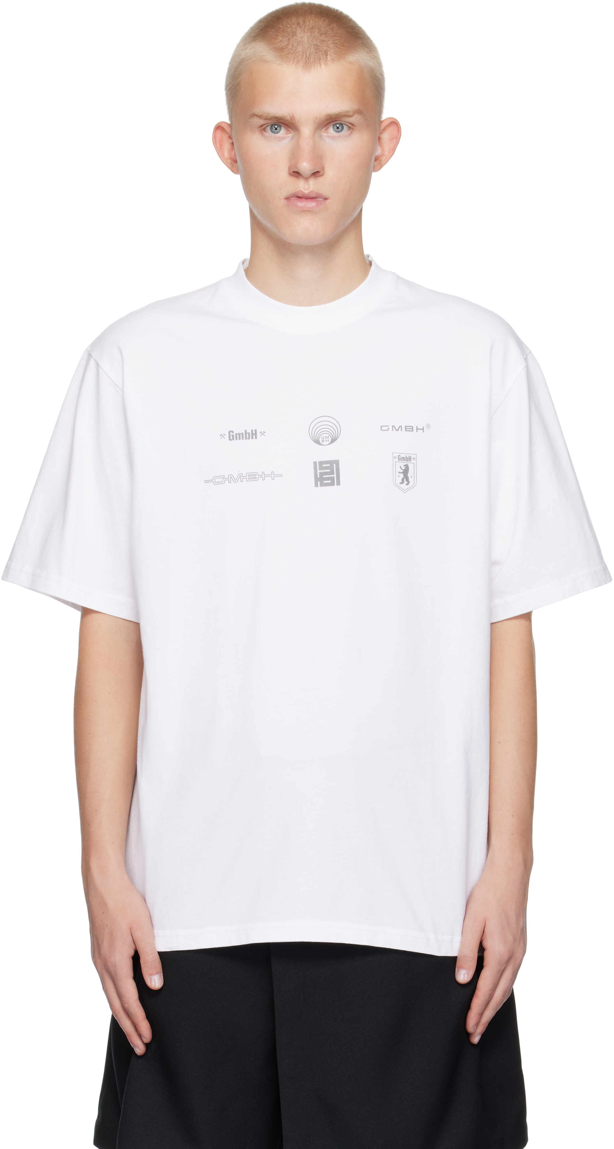 Shop Gmbh White T1 Corp T-shirt