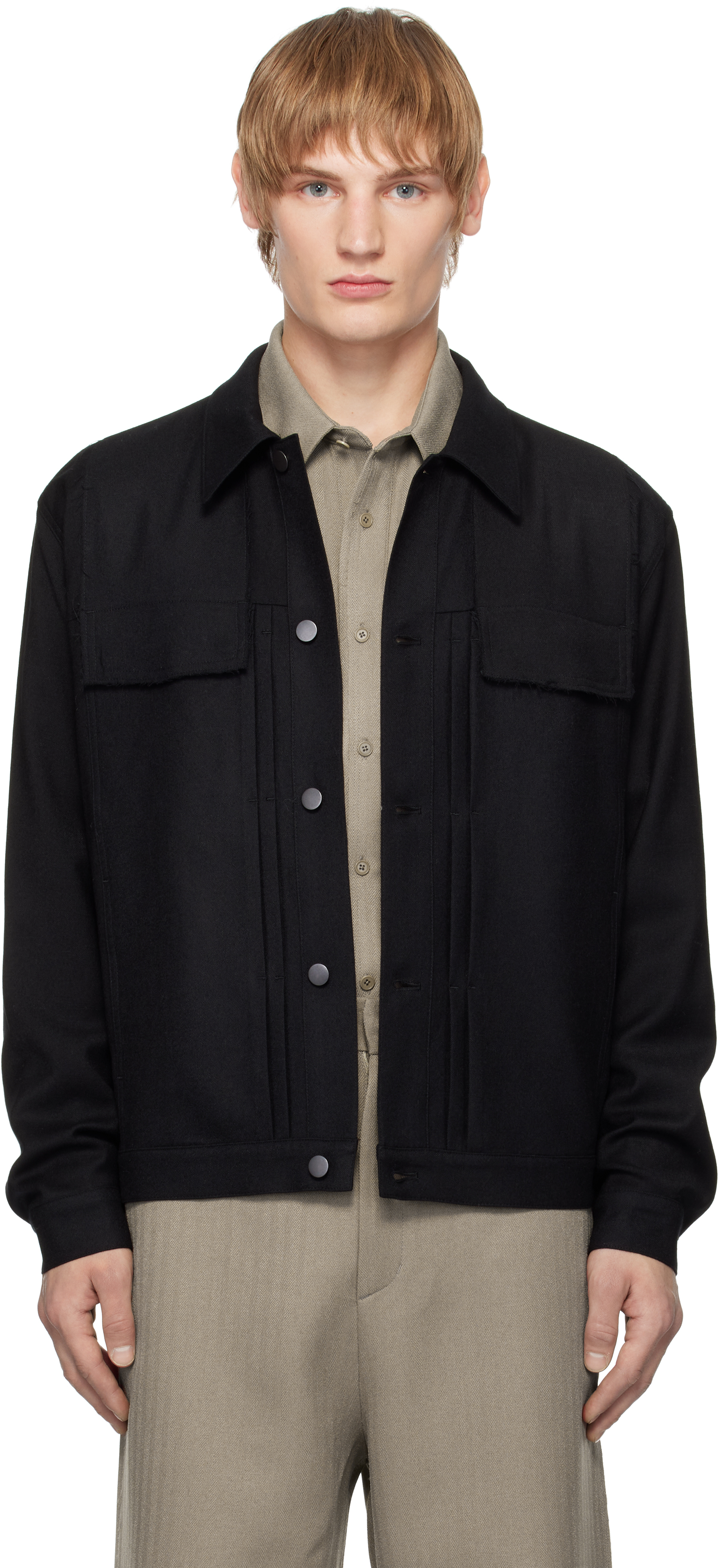 Black Trucker Jacket