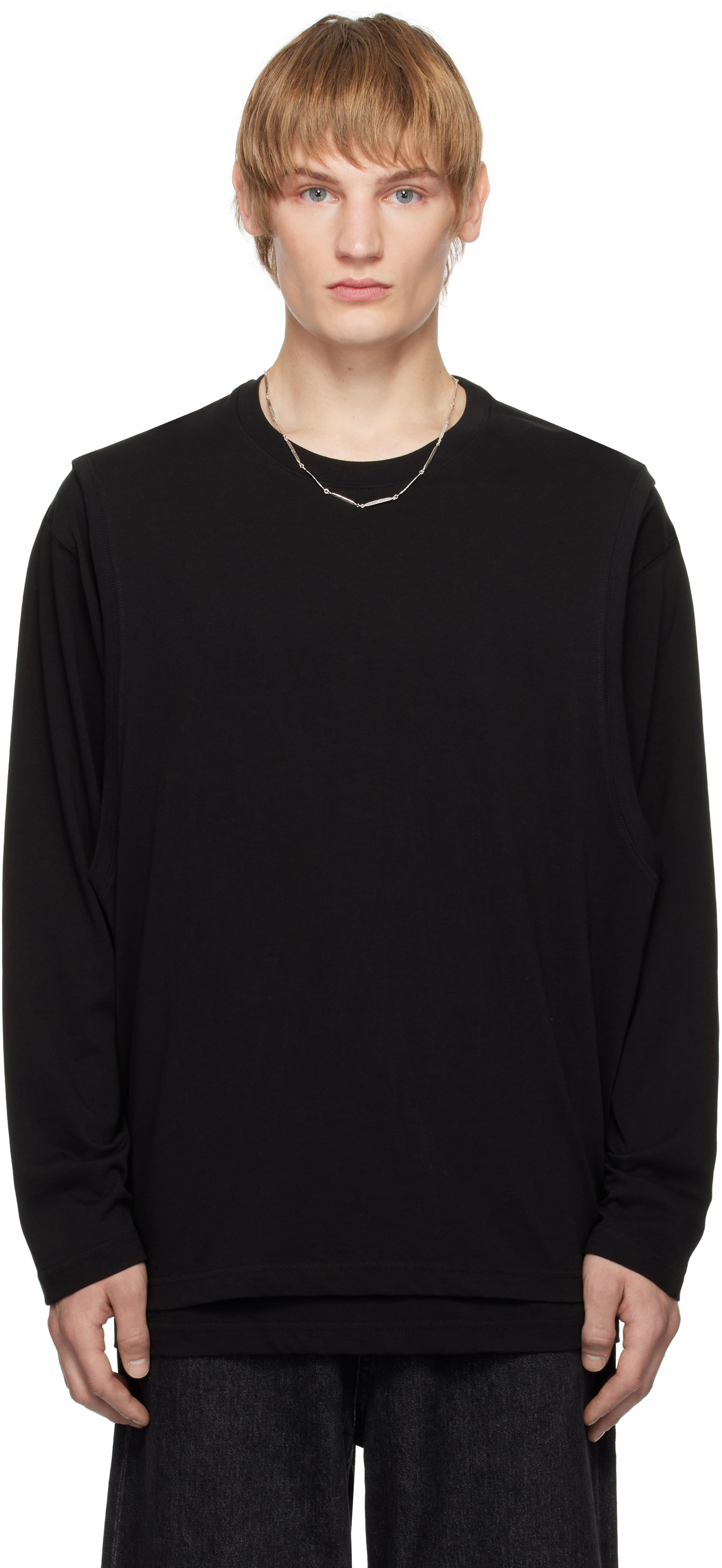 Black Layered T-shirt