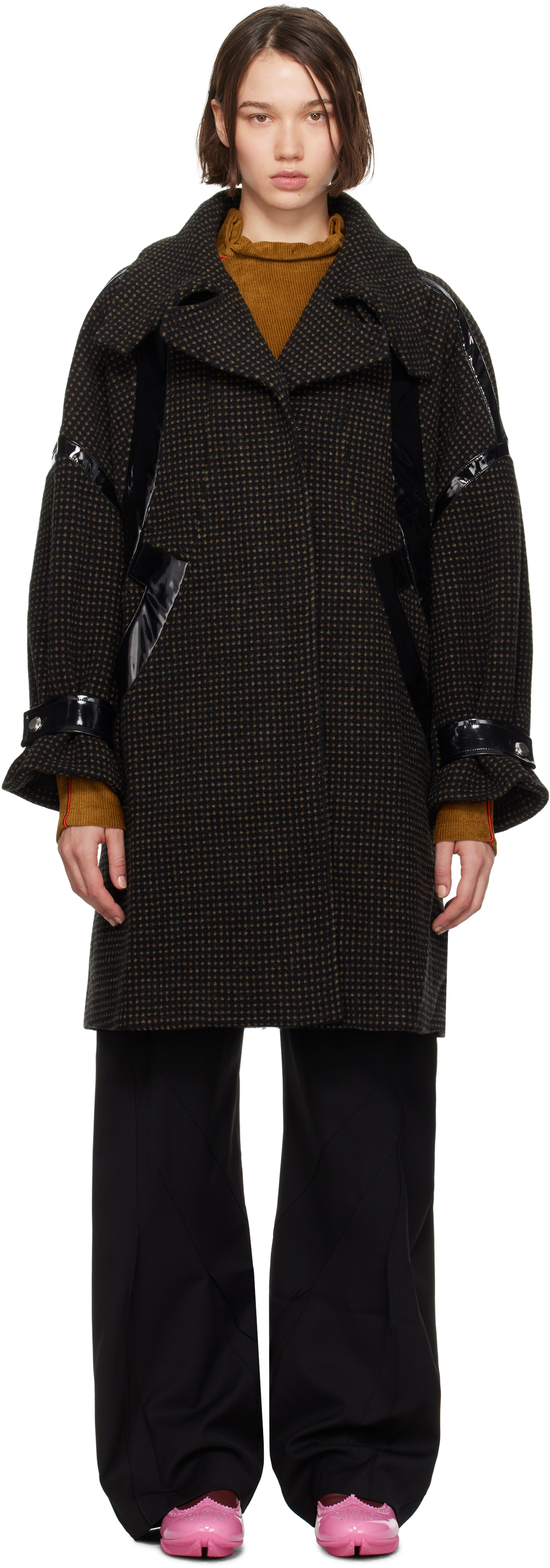 Brown Dawn Panelled Coat