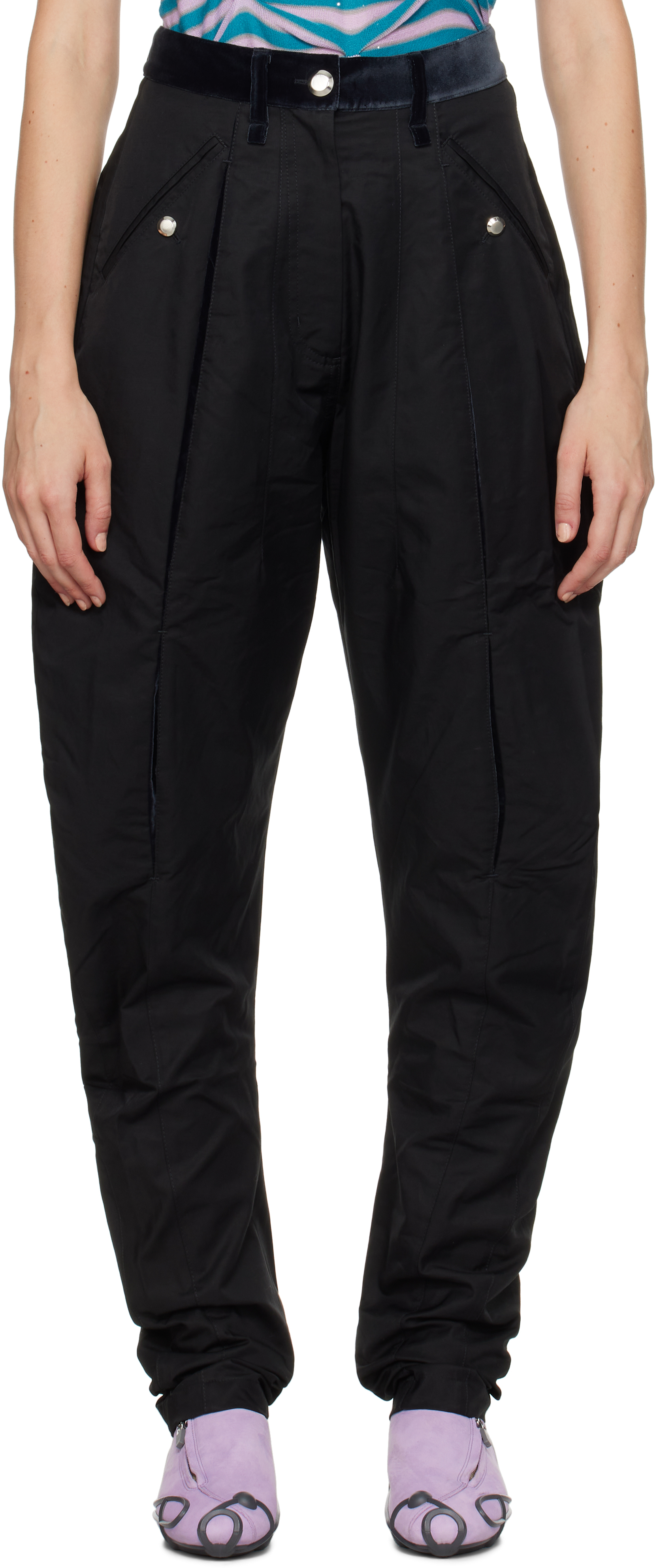 Black Chasseur Trousers