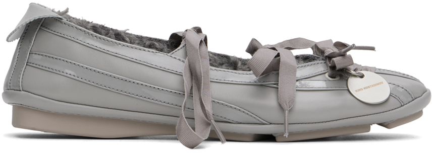 Gray Lella Hybrid Ballerina Flats