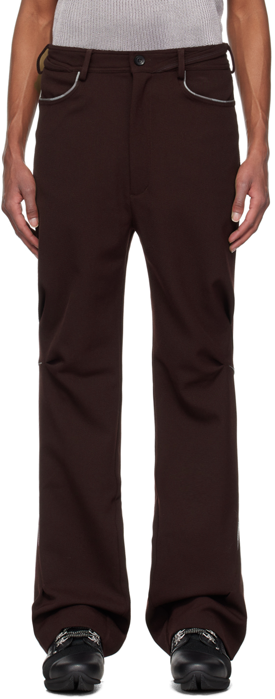 Burgundy Ohne K-Dart Trousers