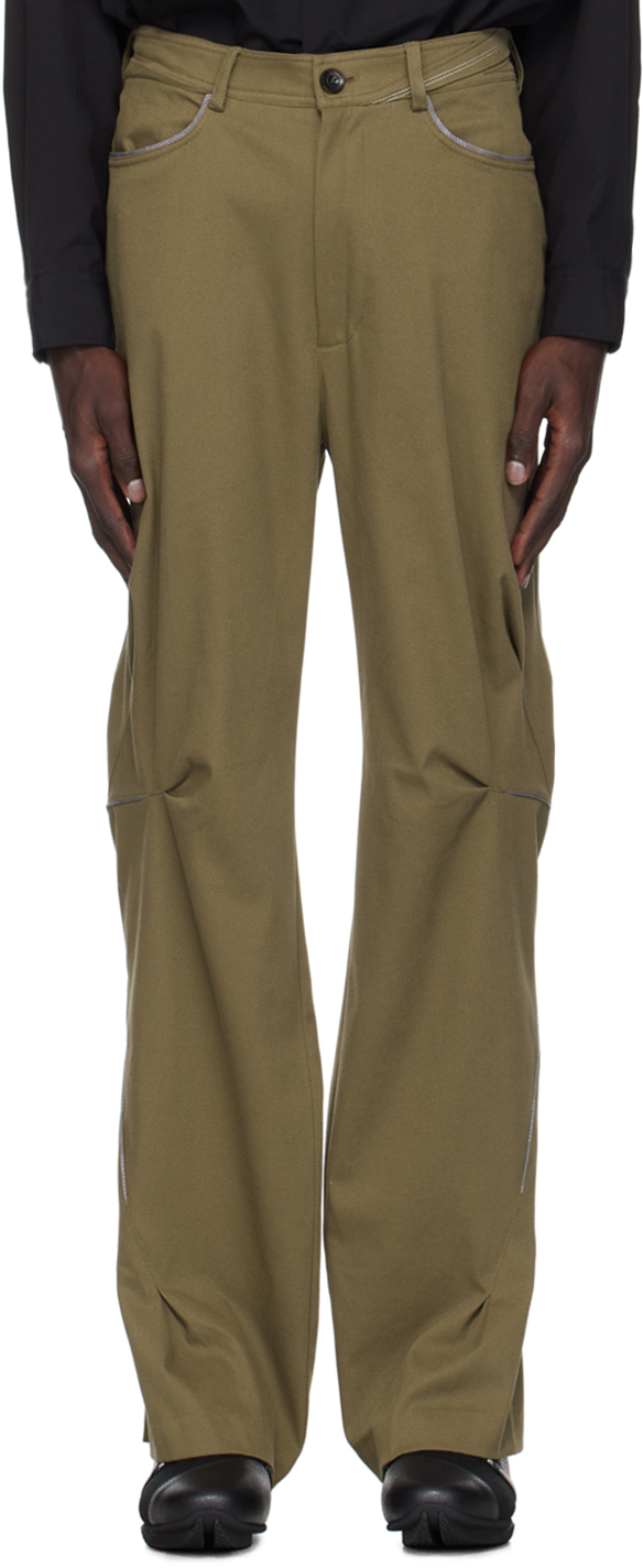 Khaki Ohne K-Dart Trousers