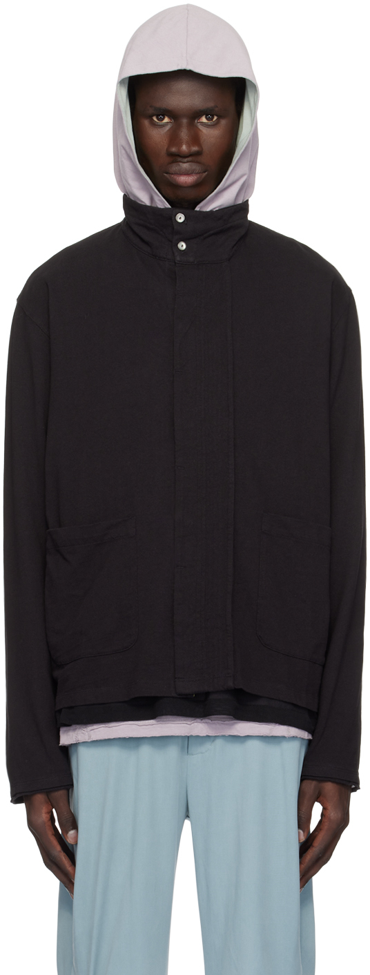 Kiko Kostadinov Black Levi's Edition Jersey Cardigan