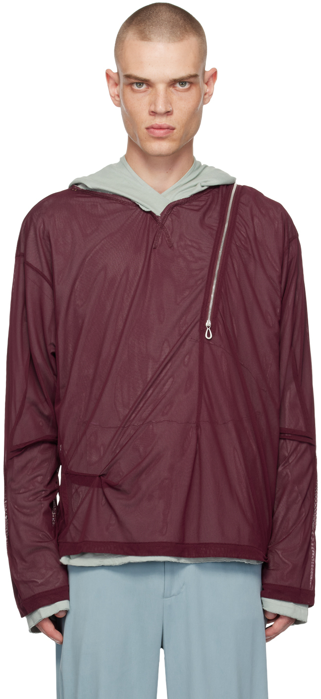 Burgundy & Green Knox Hoodie