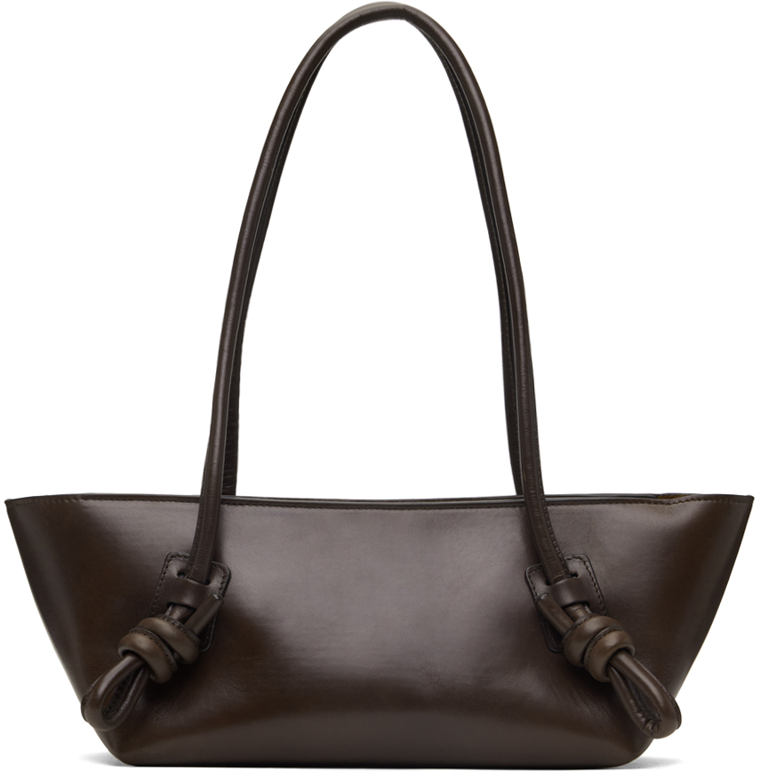 Brown Fleca Baguette Bag