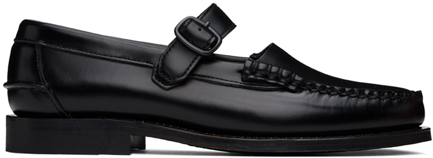 HEREU BLACK BLANQUER LOAFERS 