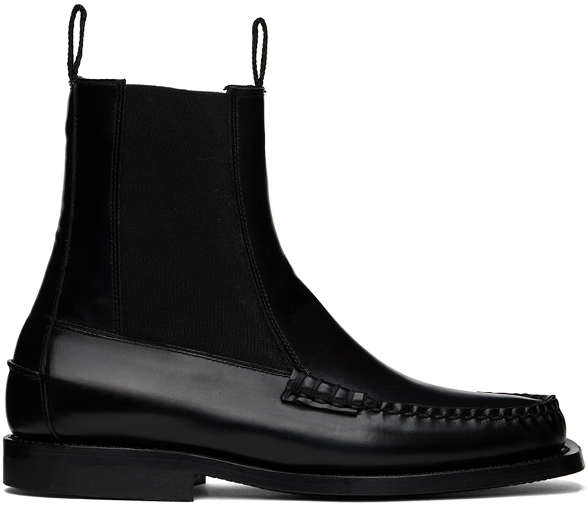 Shop Hereu Black Alda Chelsea Boots