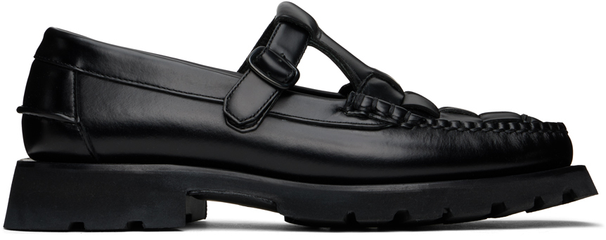 Shop Hereu Black Soller Sport Loafers