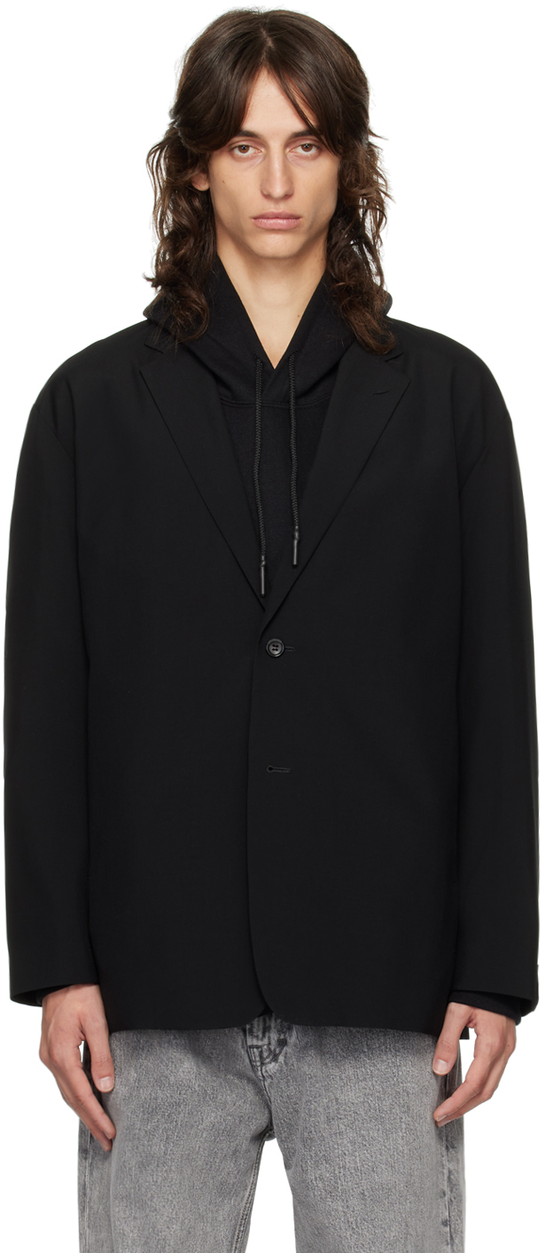 Shop N.hoolywood Black Tailored Oversized Jacket