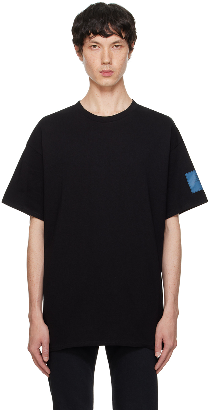 Shop N.hoolywood Black Logo Patch T-shirt