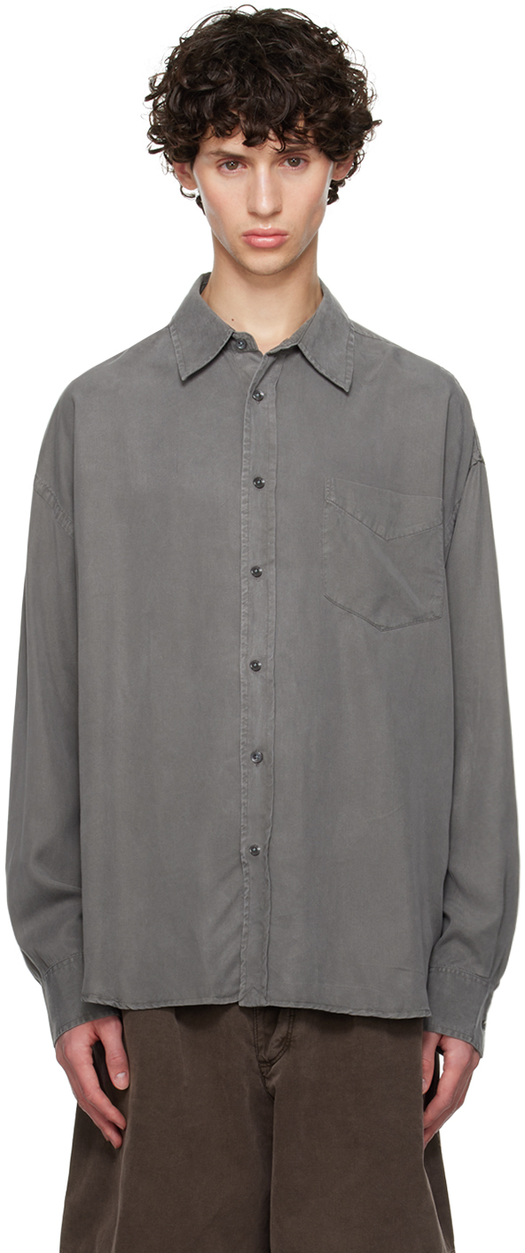 Gray Wide Fit Shirt