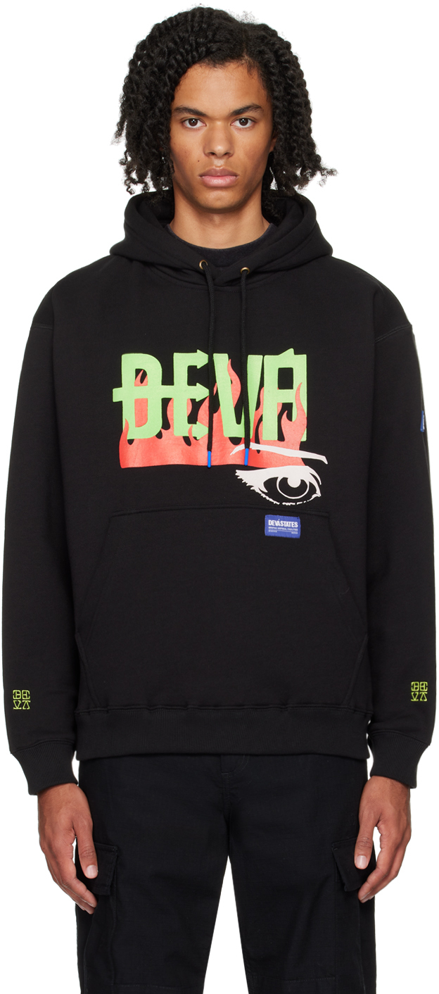 DEVA STATES BLACK DANCE HOODIE 