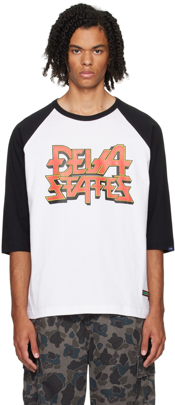 Shop Deva States Black & White Bats T-shirt